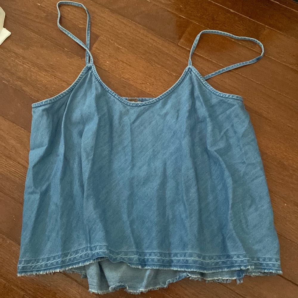 Jean tank top - free people